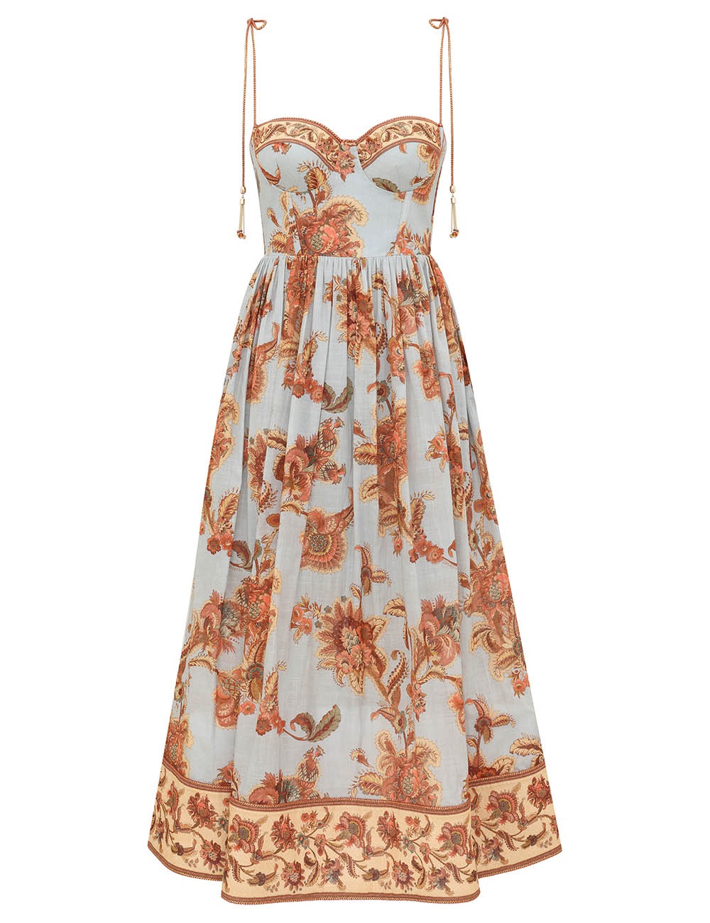 Midi Vestido Corse Aster