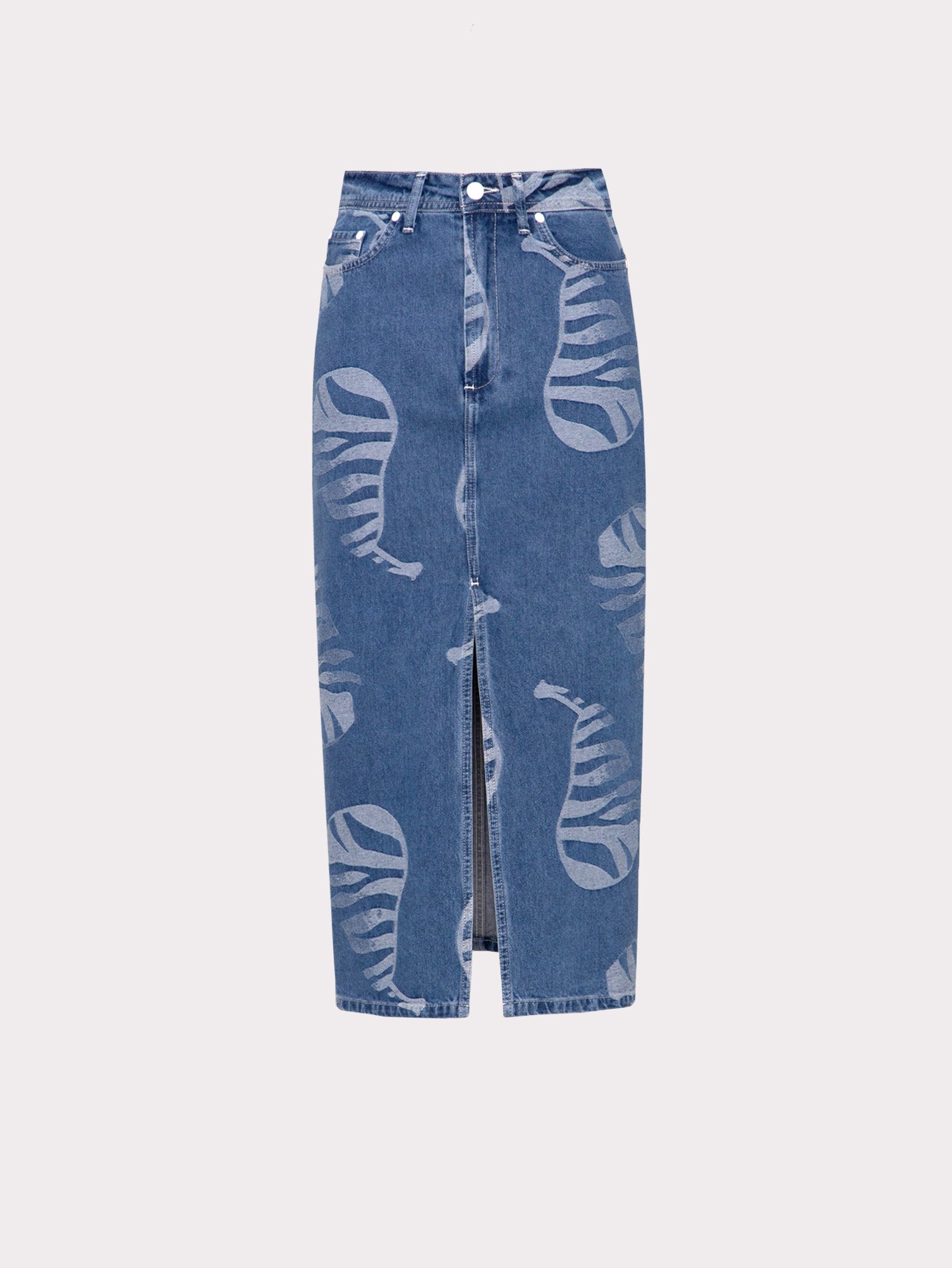 Falda Summer Fruit JAZMIN CHEBAR MIDI FALDAS Malva CO