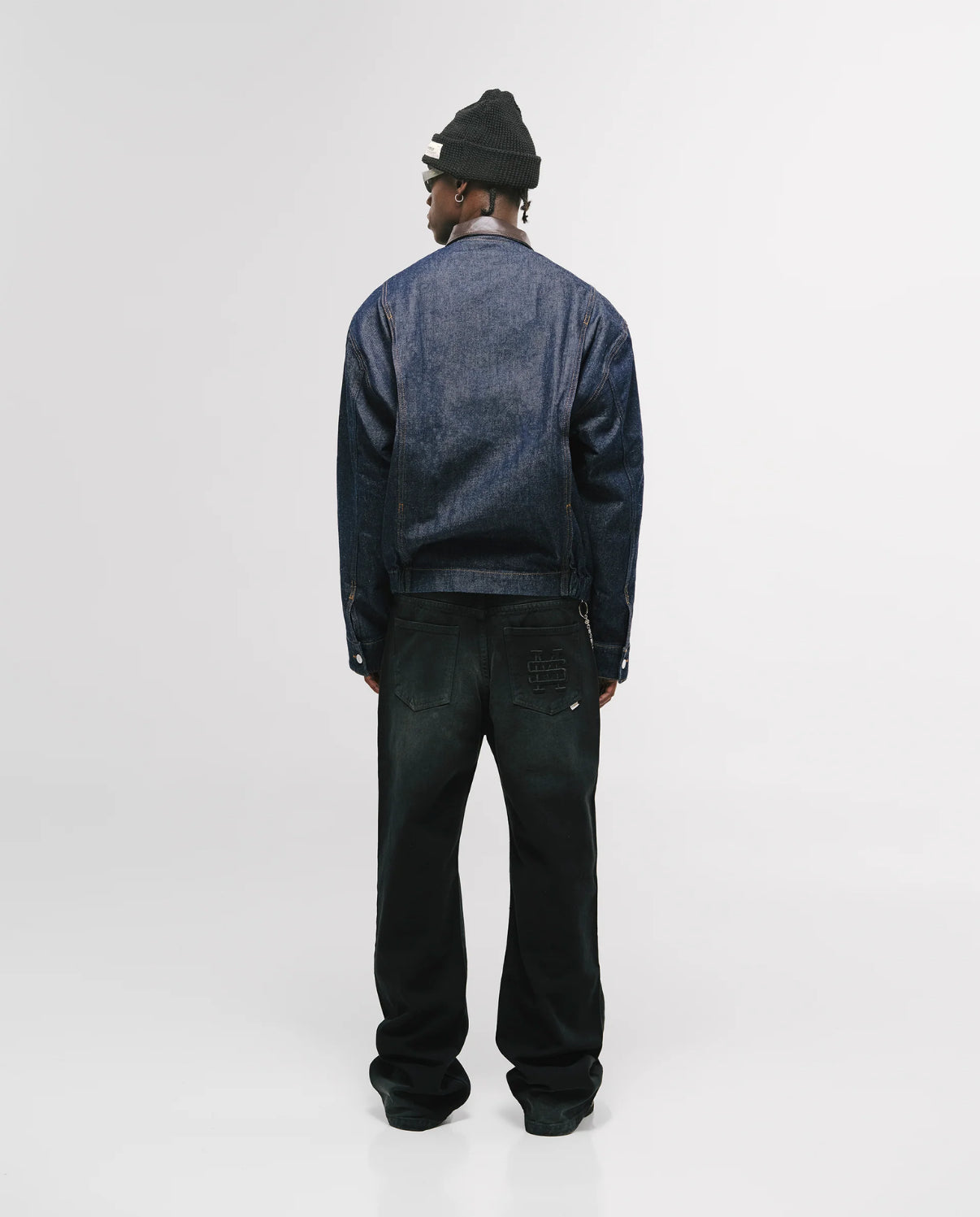 Chaqueta Aviator Denim-Raw Denim