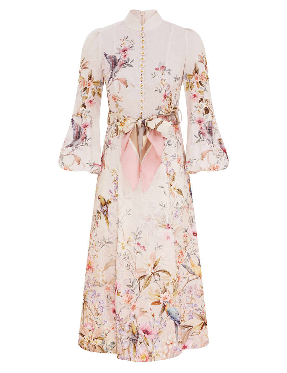 Midi Vestido Rebellion ZIMMERMANN MIDI VESTIDOS Malva CO