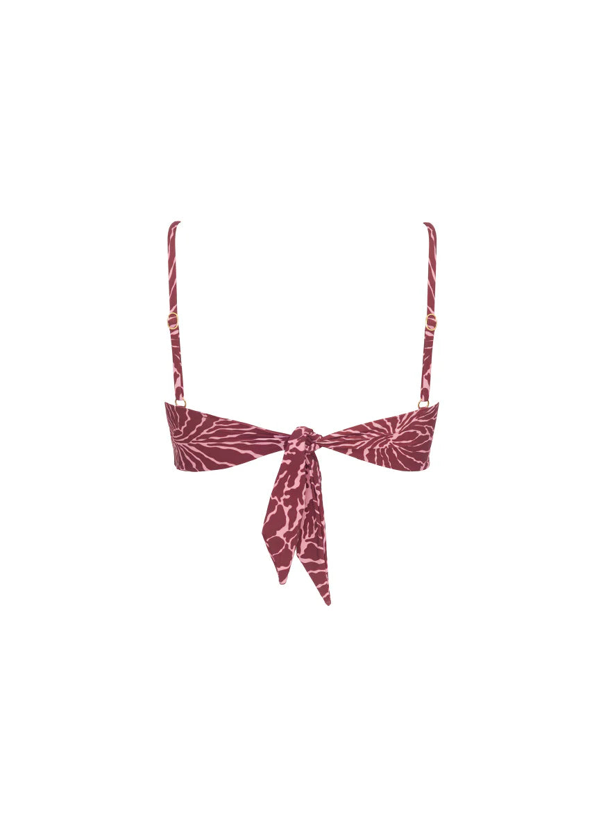 Top Helen Coralia Print KIBYS TOP Malva CO
