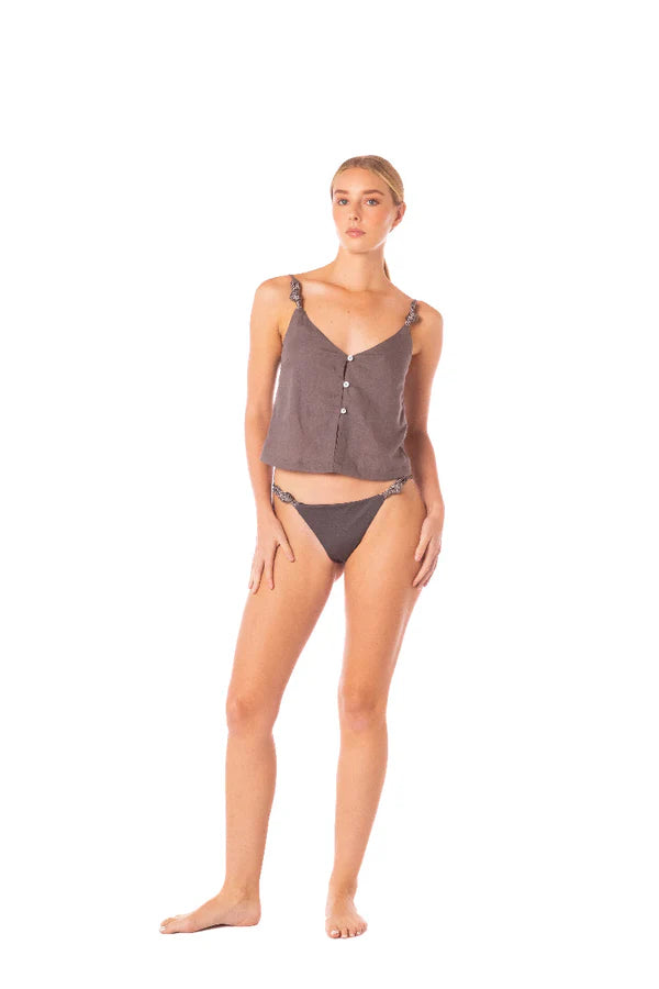 Crop Top Kocio Vulcano KIBYS CHALECOS Malva CO
