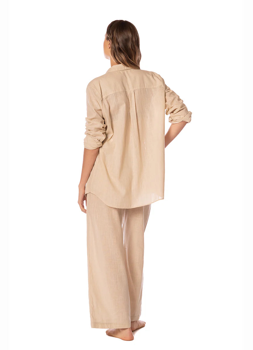 Camisa Perla Essentials Sand KIBYS CAMISAS Malva CO