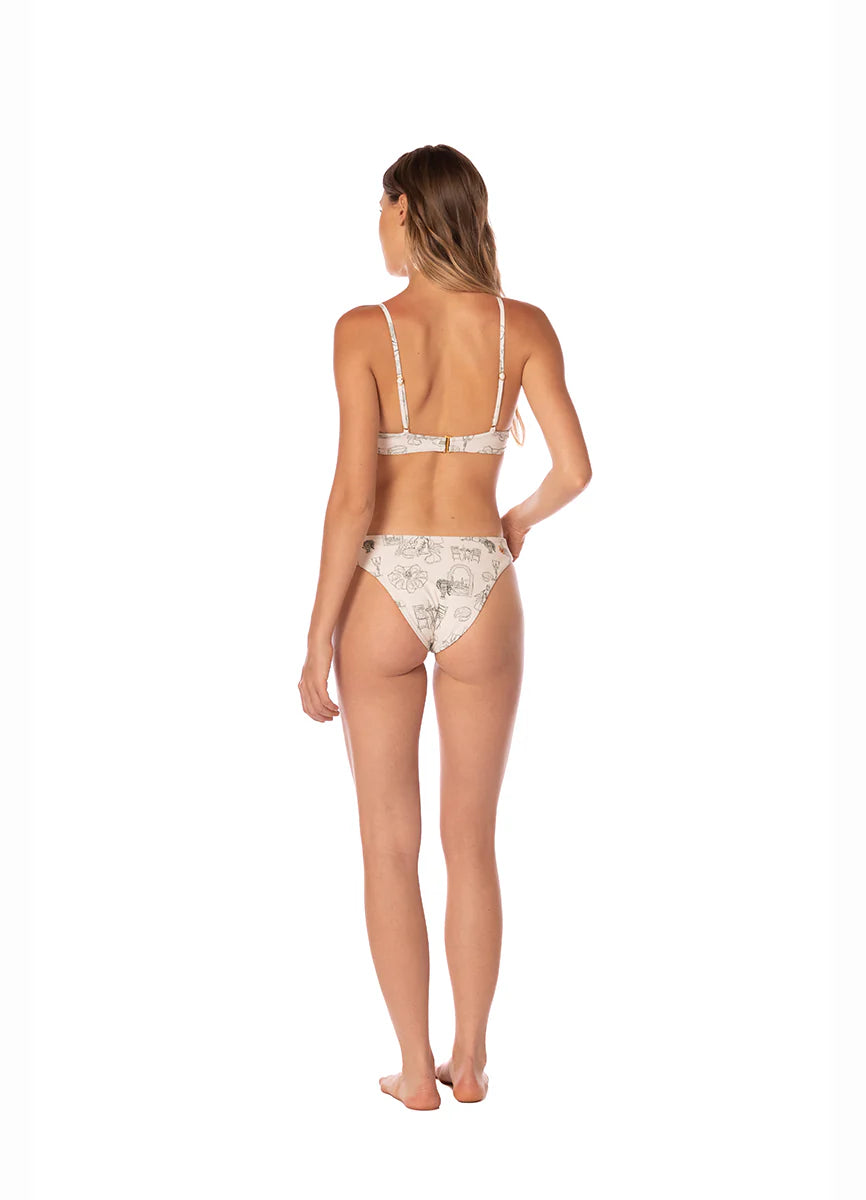 Bottom Laila Dunes Print Sage