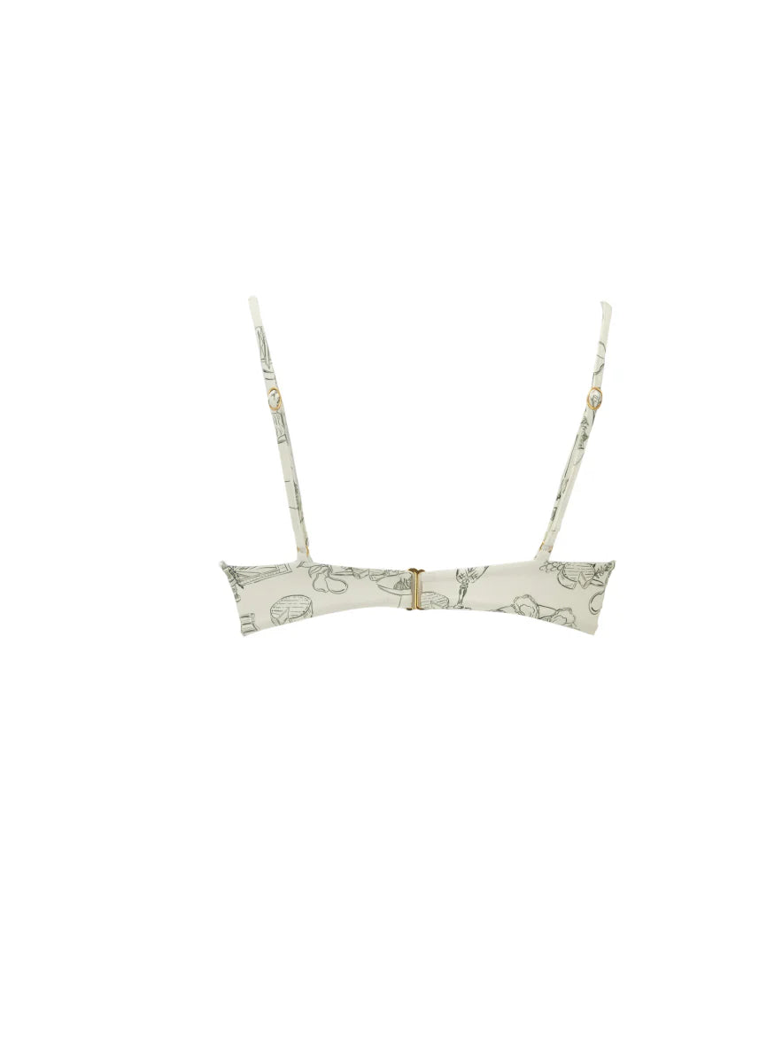 Top Cristal Print Sage Dunes KIBYS TOP Malva CO