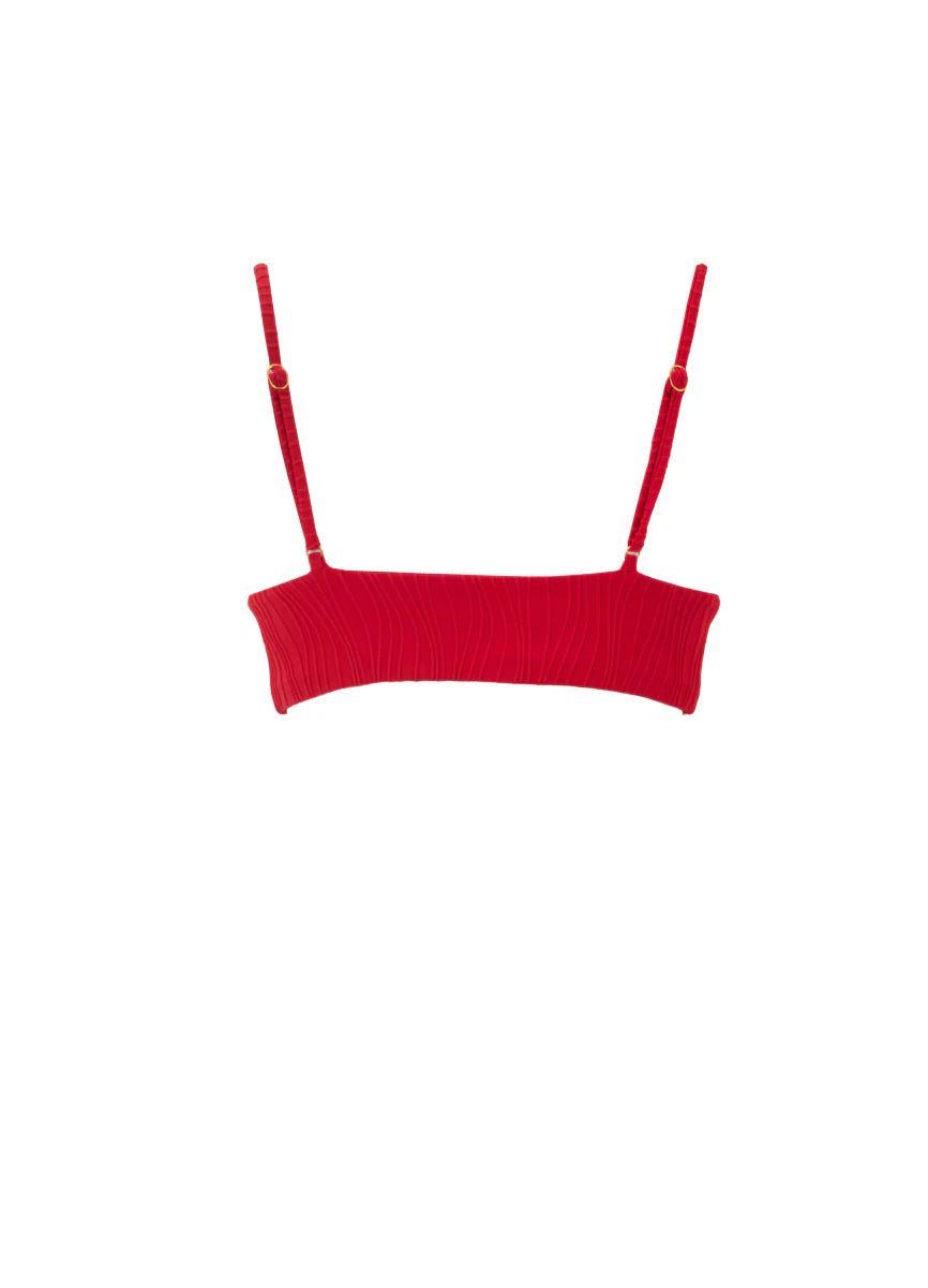 Top Aldara Solid Crimson Heat