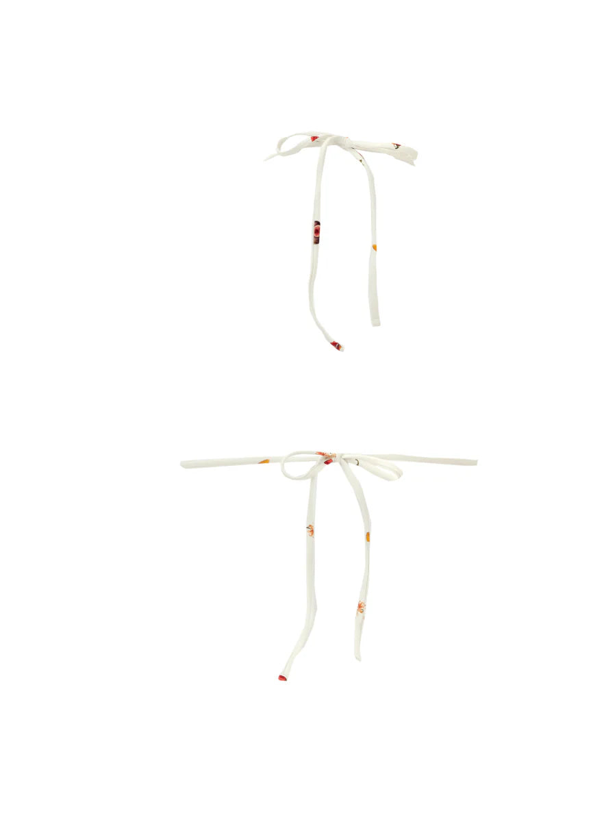 Top Maui Print Crimson Heat