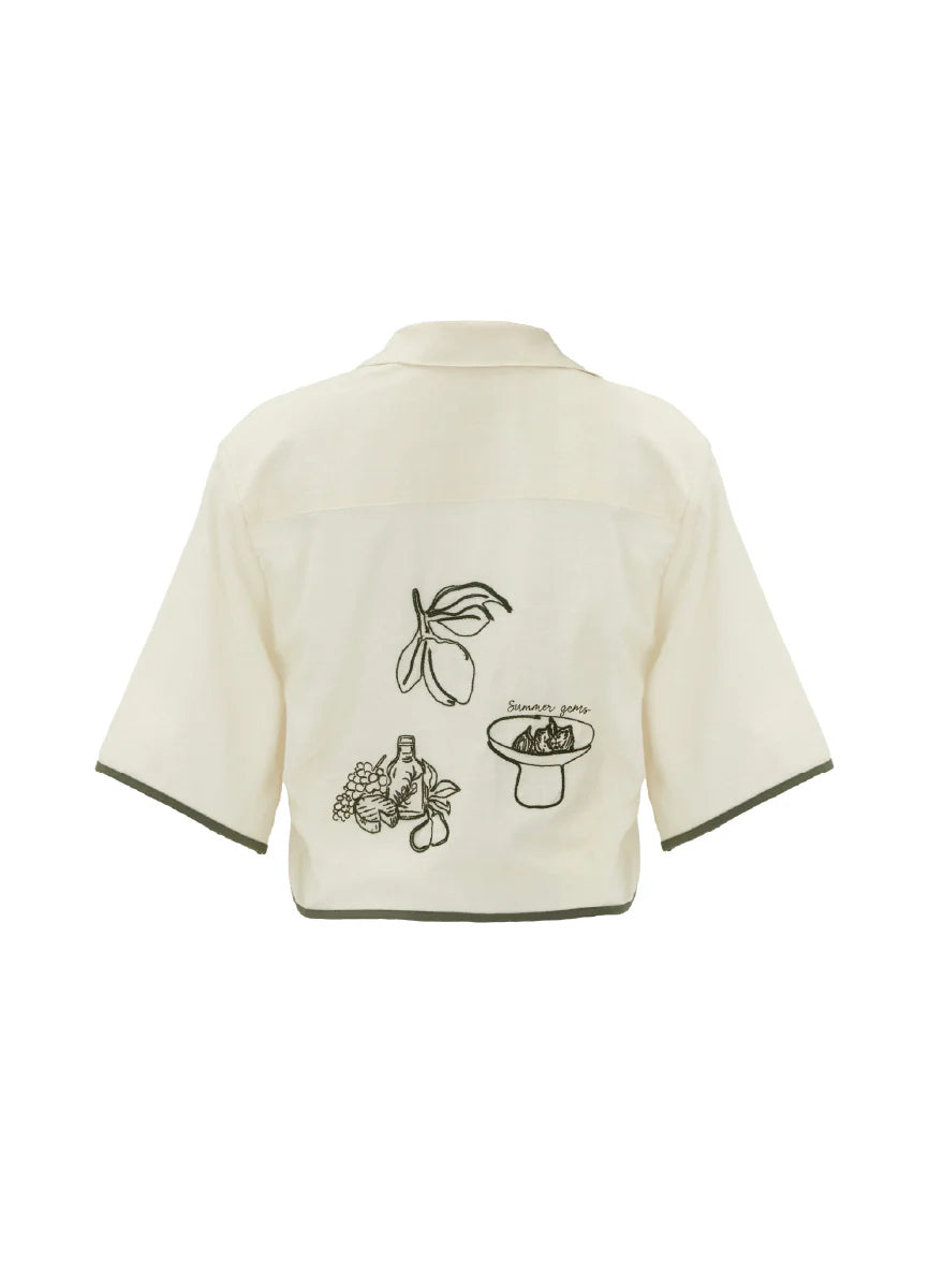 Camisa Alya Sage Dunes