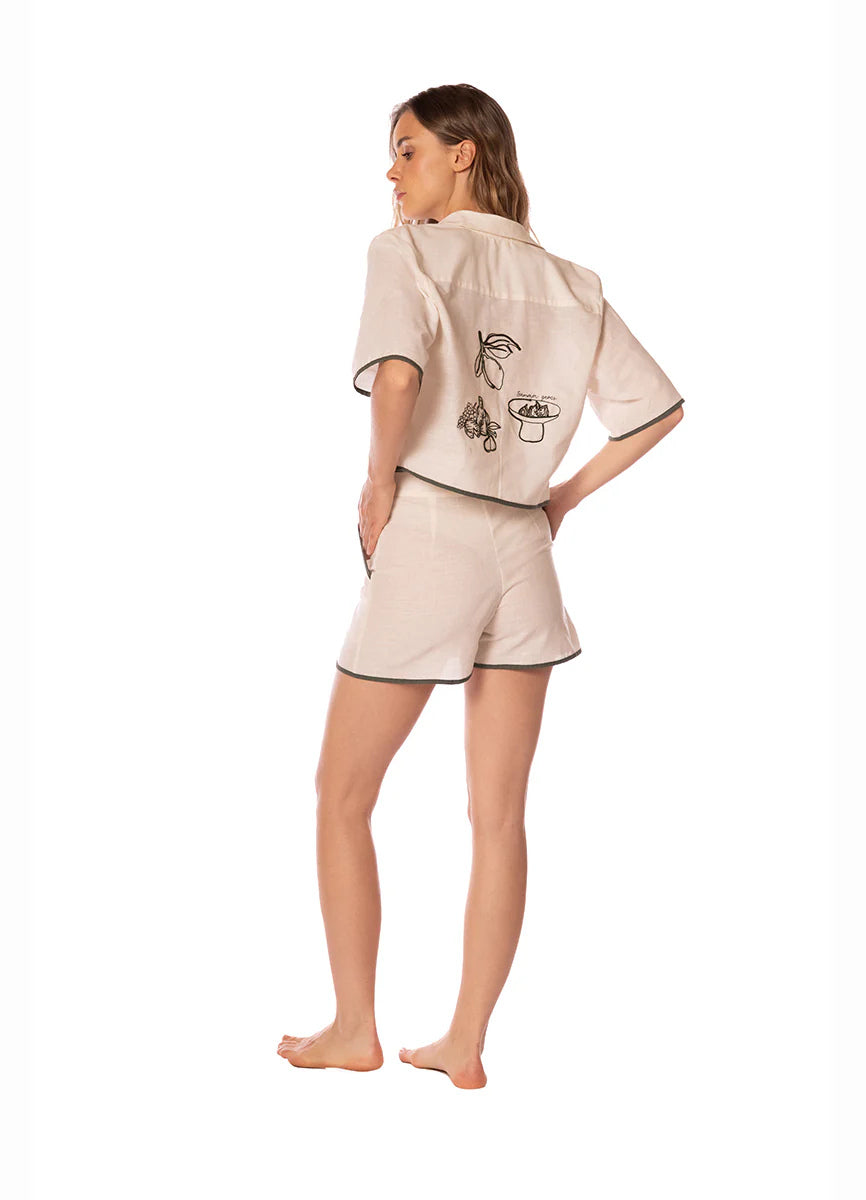 Camisa Alya Sage Dunes