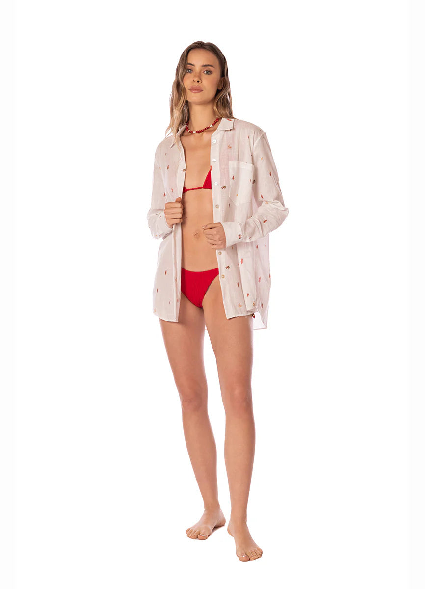 Camisa Arabella Crimson Heat
