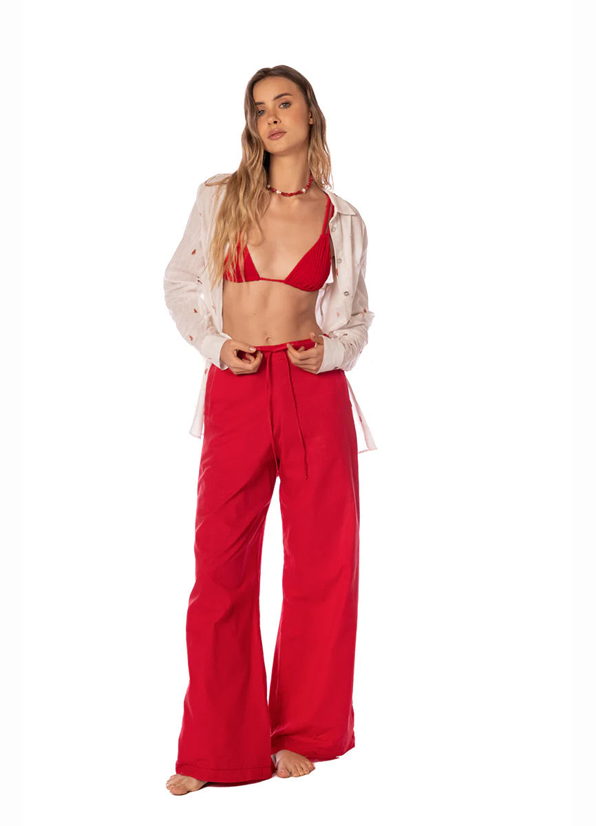 Camisa Arabella Crimson Heat