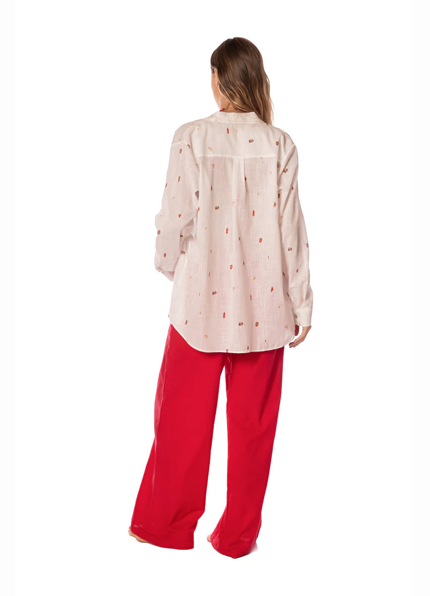 Camisa Arabella Crimson Heat