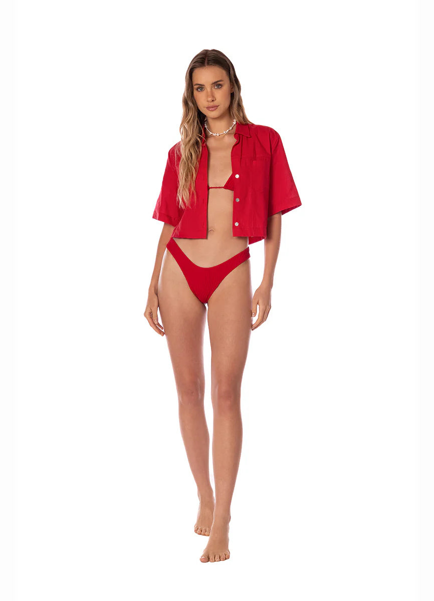 Camisa Katya Crimson Heat