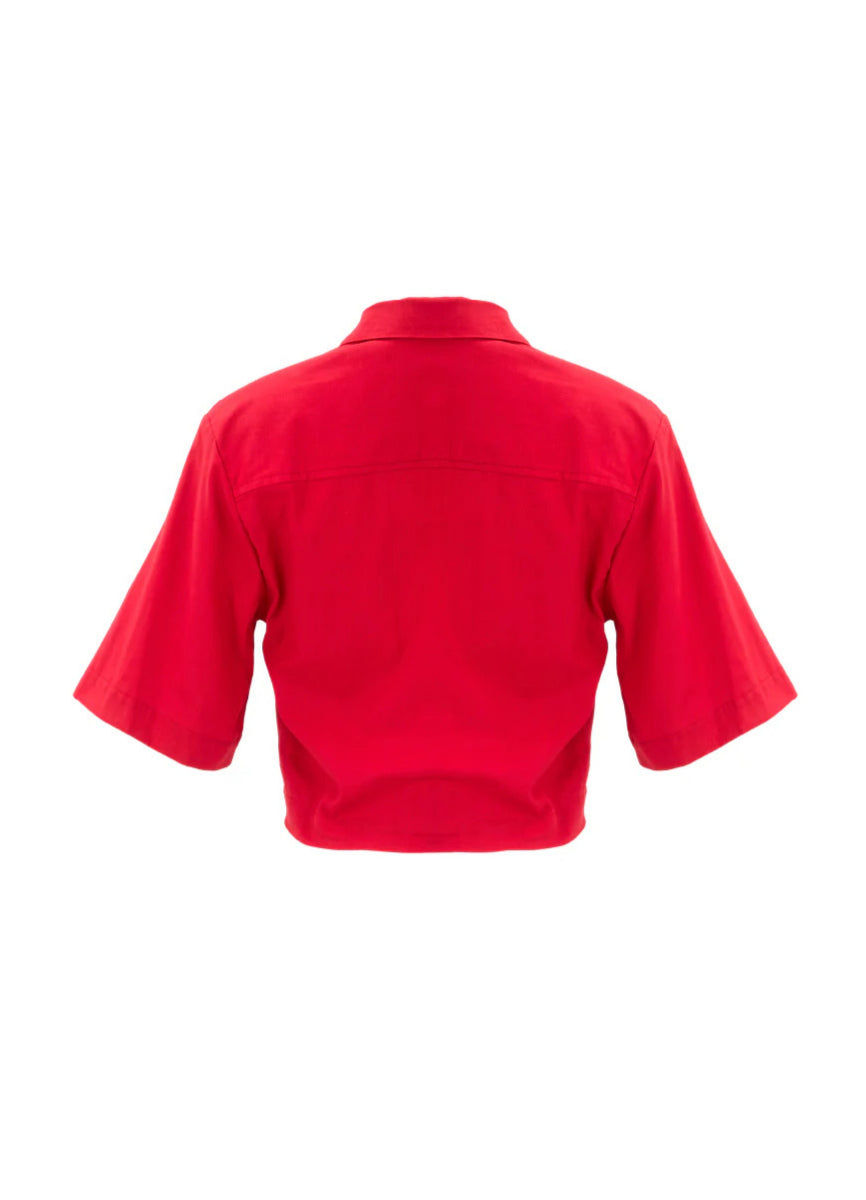 Camisa Katya Crimson Heat
