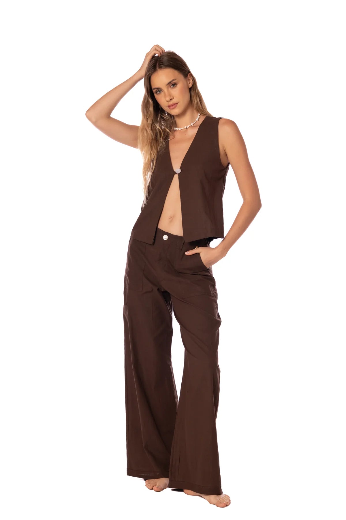 Pantalon Becca Solid Eternal Sands