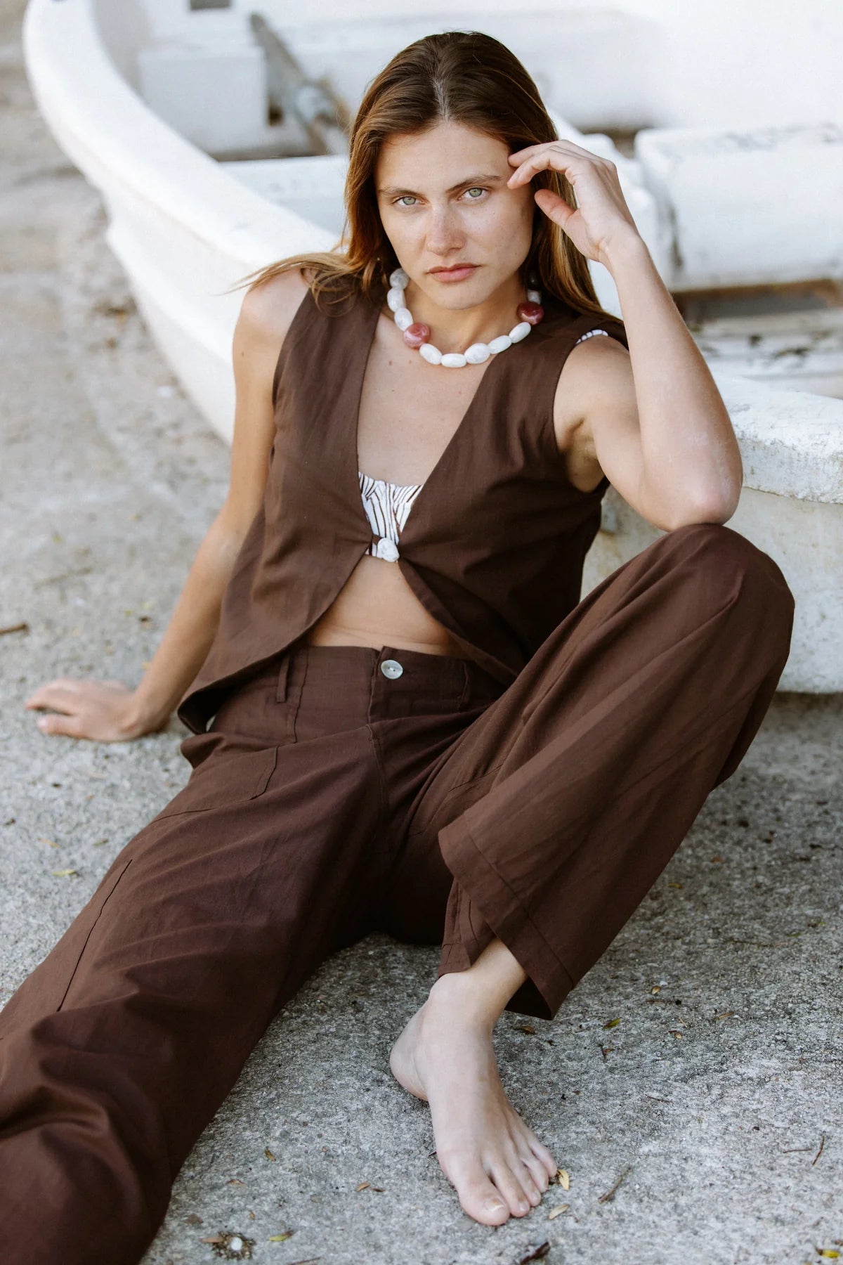 Pantalon Becca Solid Eternal Sands