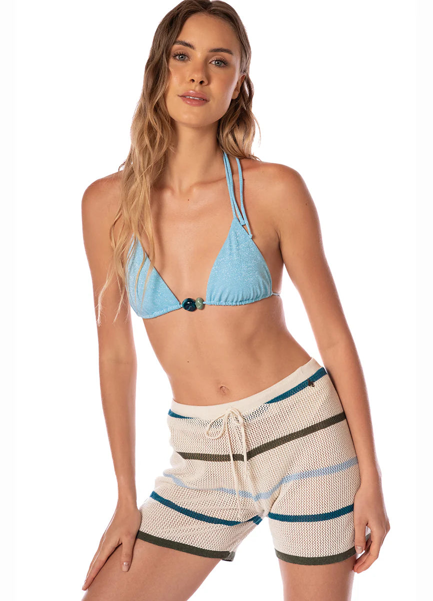 Short Ona Print Crystal Shore