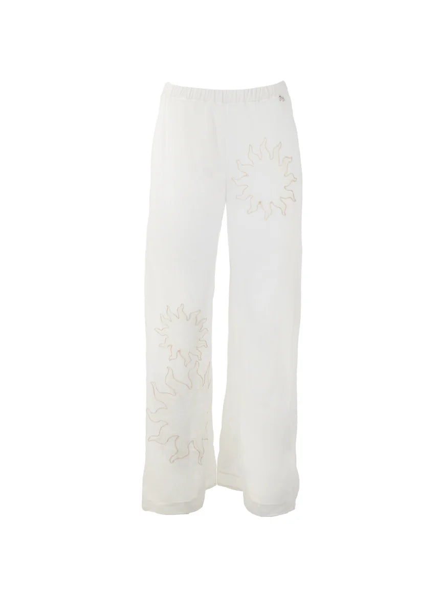 Pantalon Creta Solid Crystal Shore
