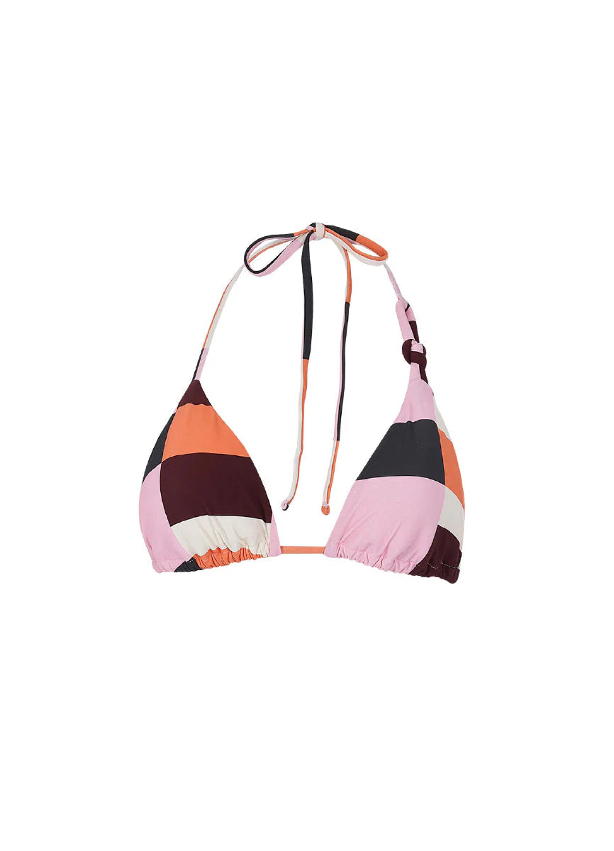 Top Maui Coast Print Blush
