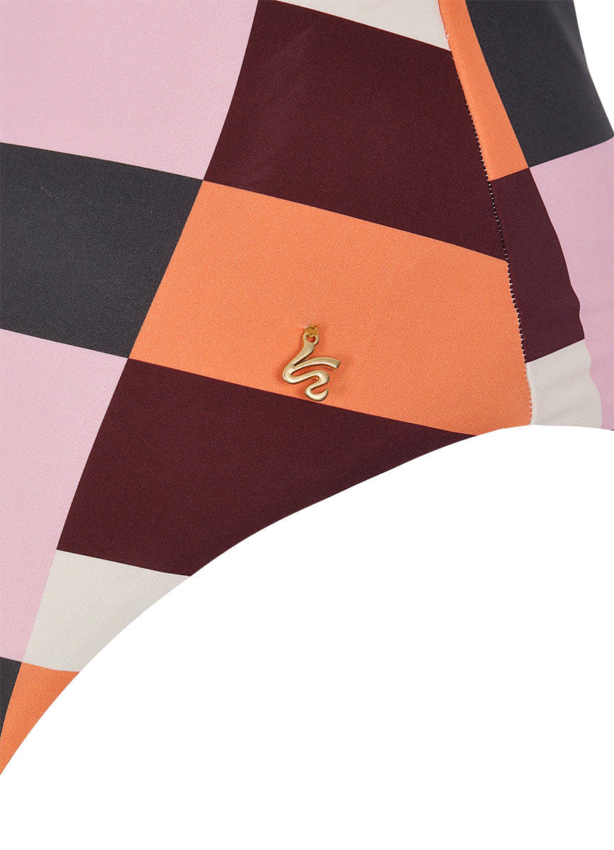 One Piece Chiara Coast Print Blush