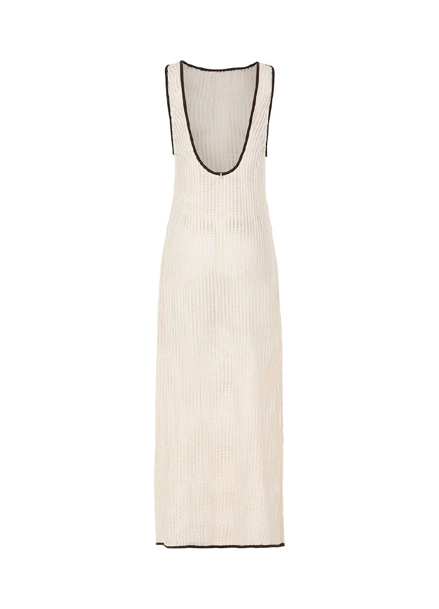 Midi Vestido Celia Coast Knit Blush