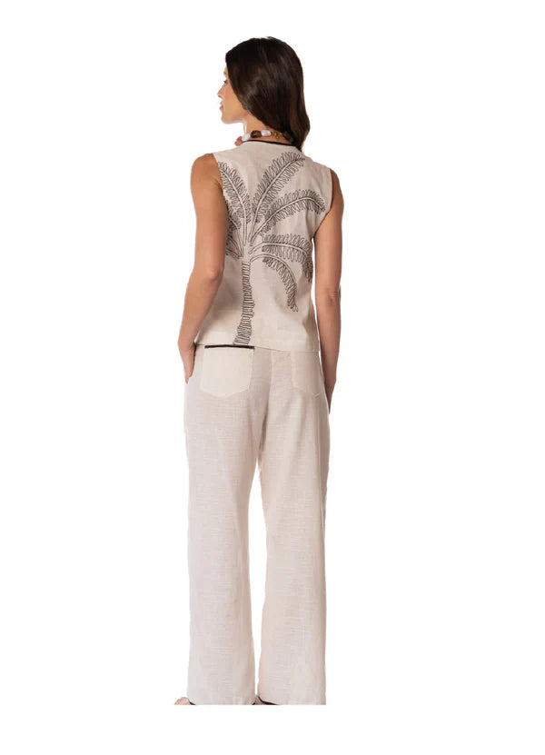 Chaleco Eden Coast Knit Blush
