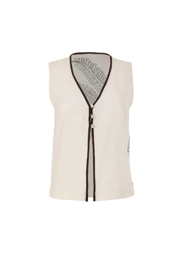 Chaleco Eden Coast Knit Blush