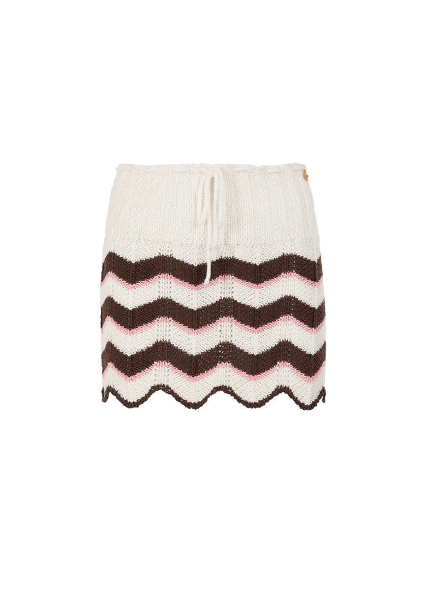 Mini Falda Hasper Coast Knit Blush