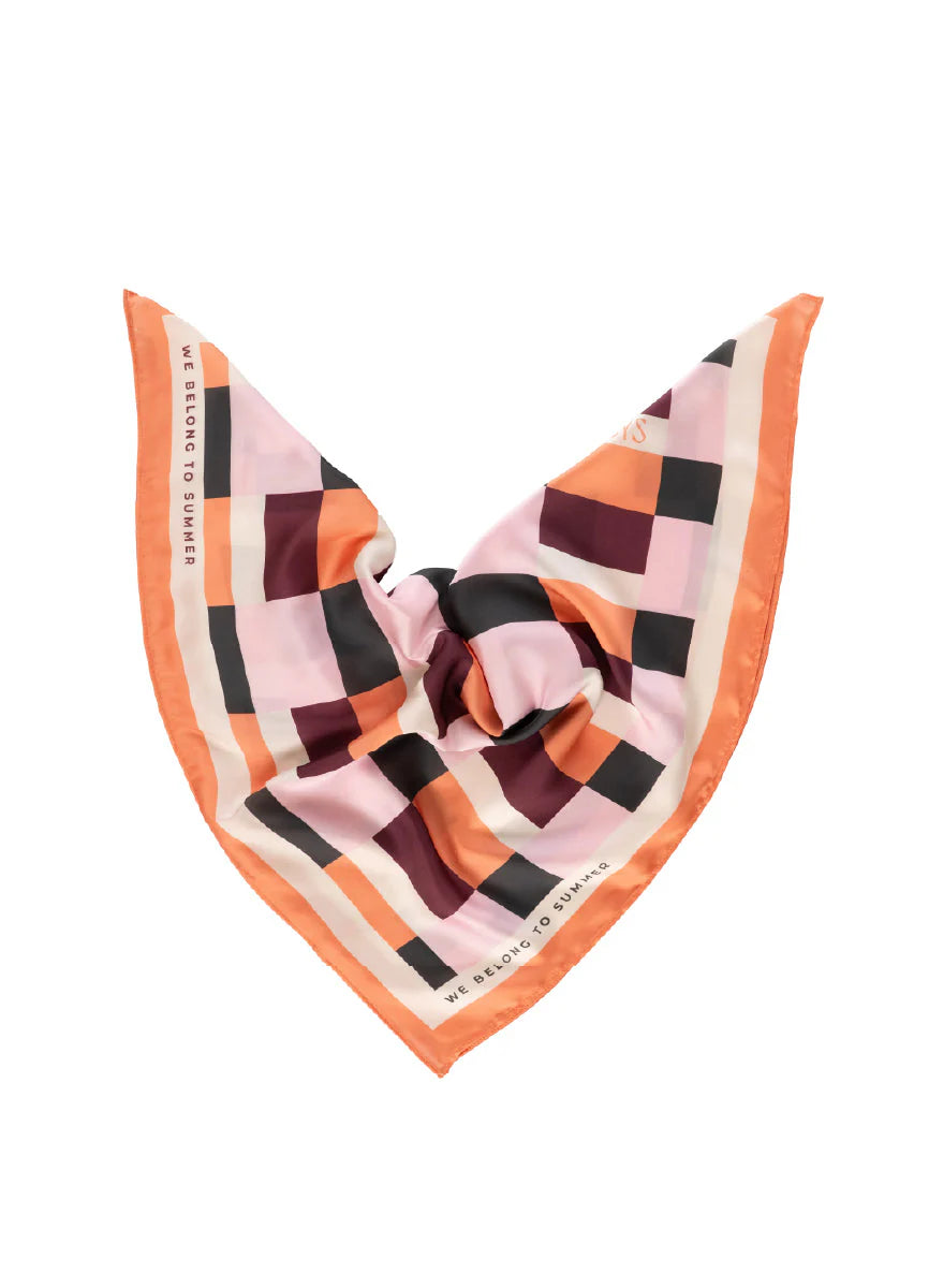 Bandana Morgana Coast Print Blush