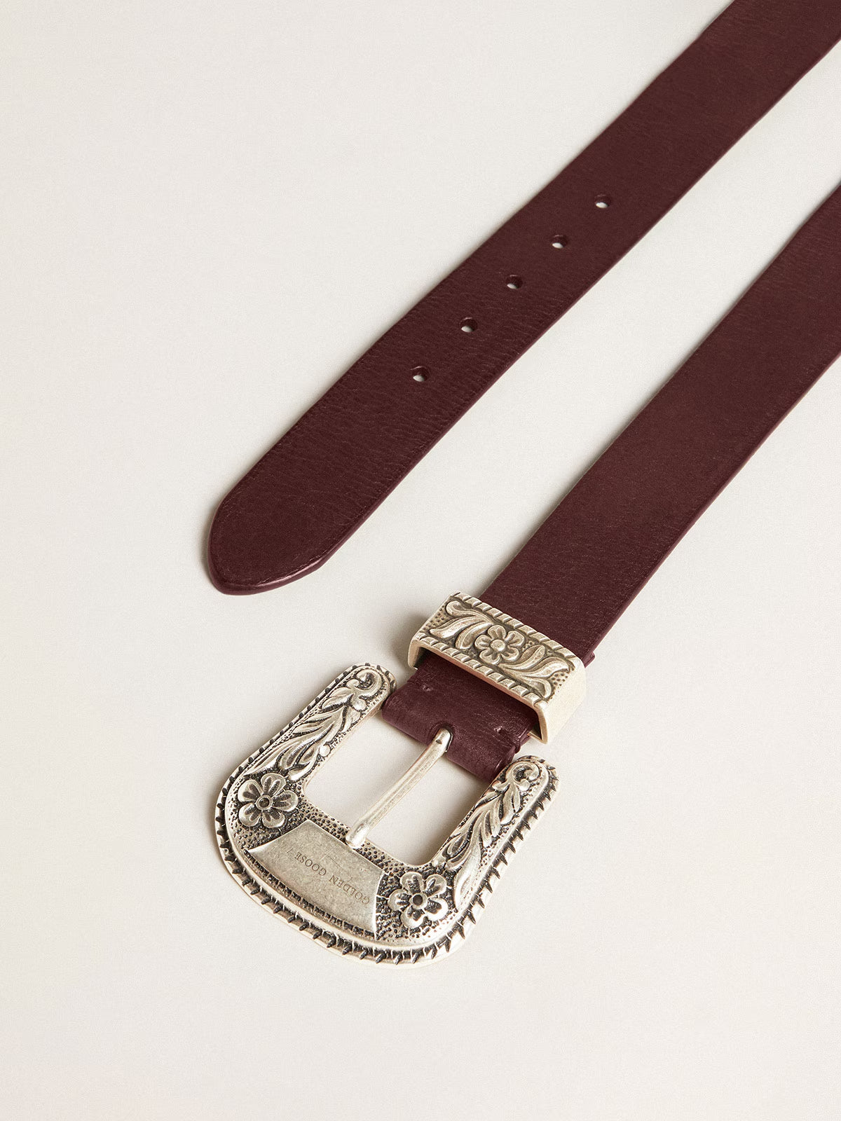 Cinturon Lace Washed Leather