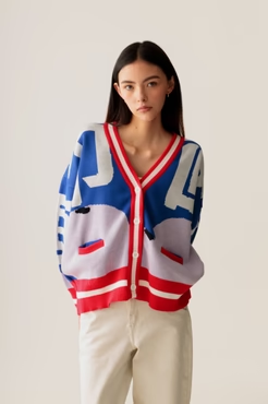 Cardigan Abrikoos