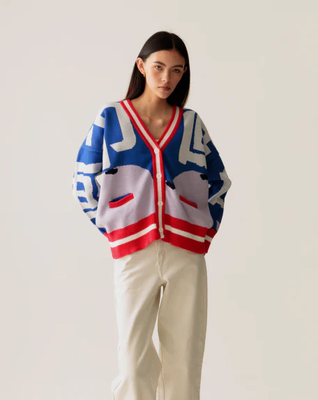 Cardigan Abrikoos