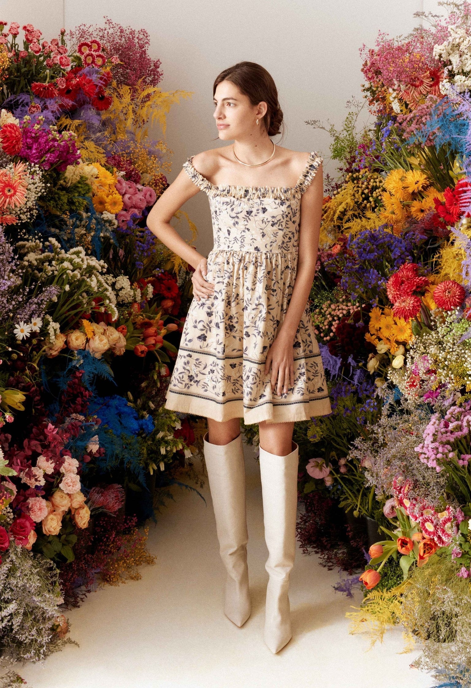 Vestido Mini Achiote Cafe