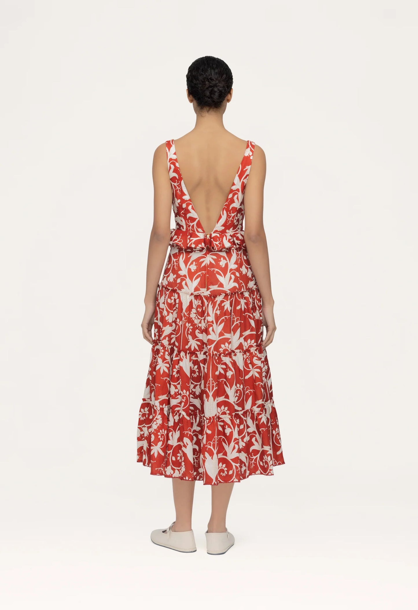 Vestido Midi Maiz Lago