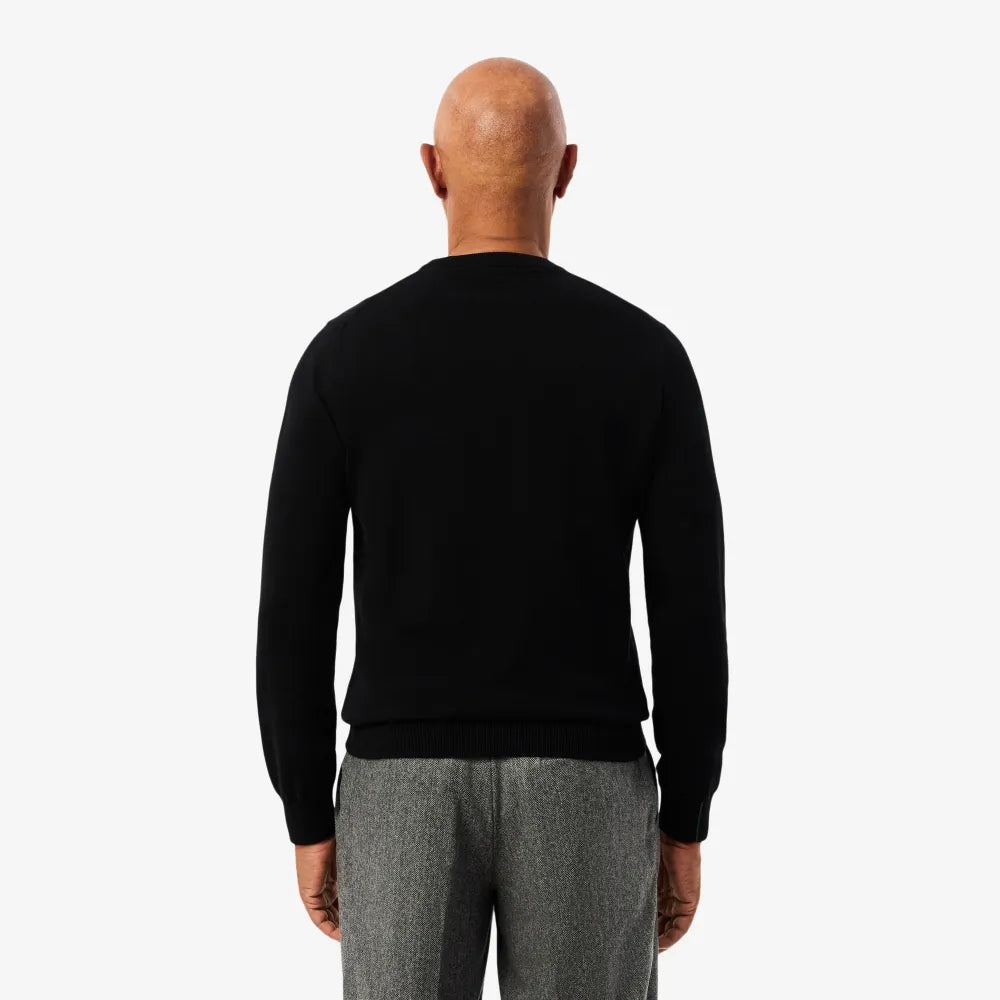 Jersey De Algodon Monocromatico Cuello Redondo
