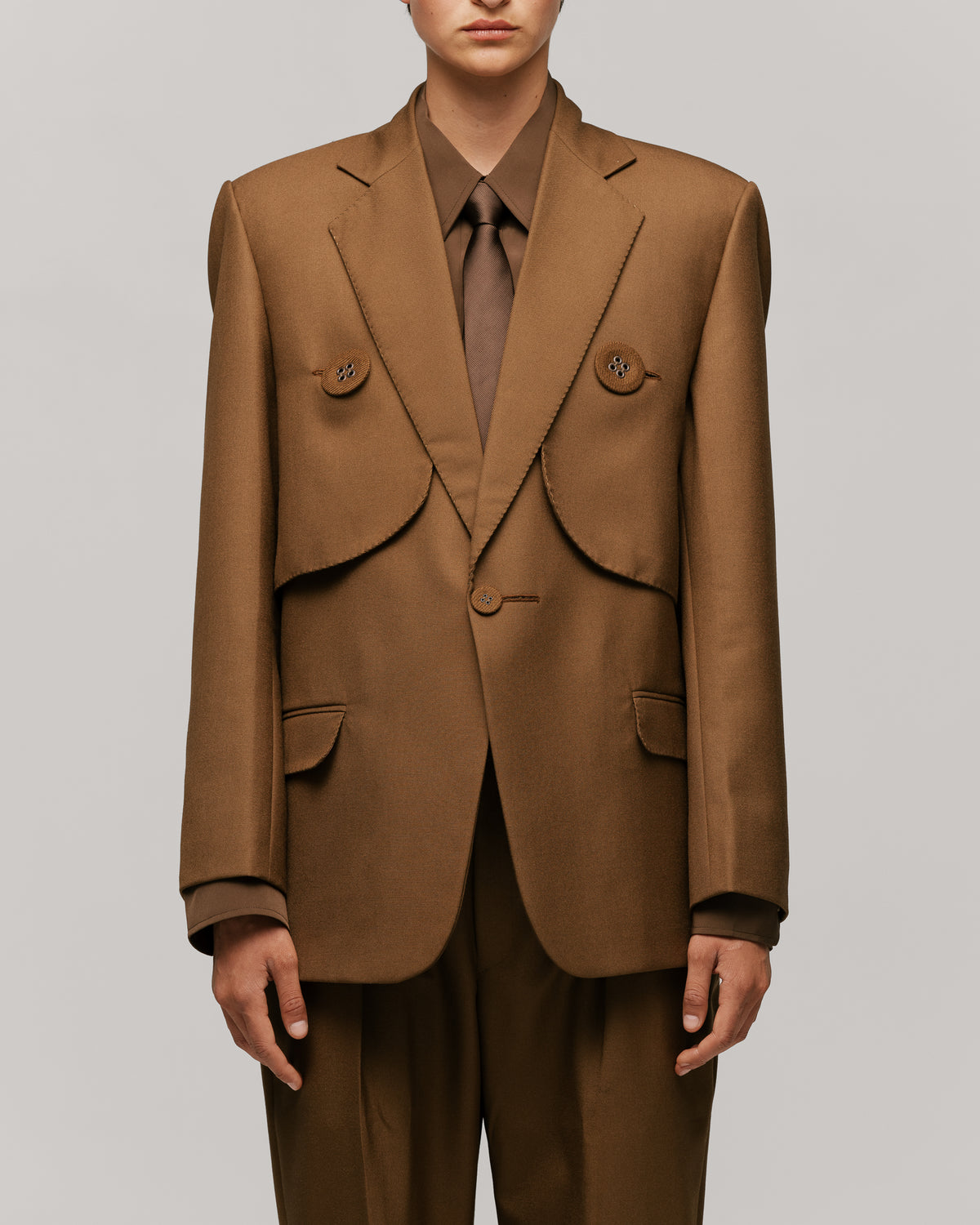 Traje Sastre Arcilla Mojada