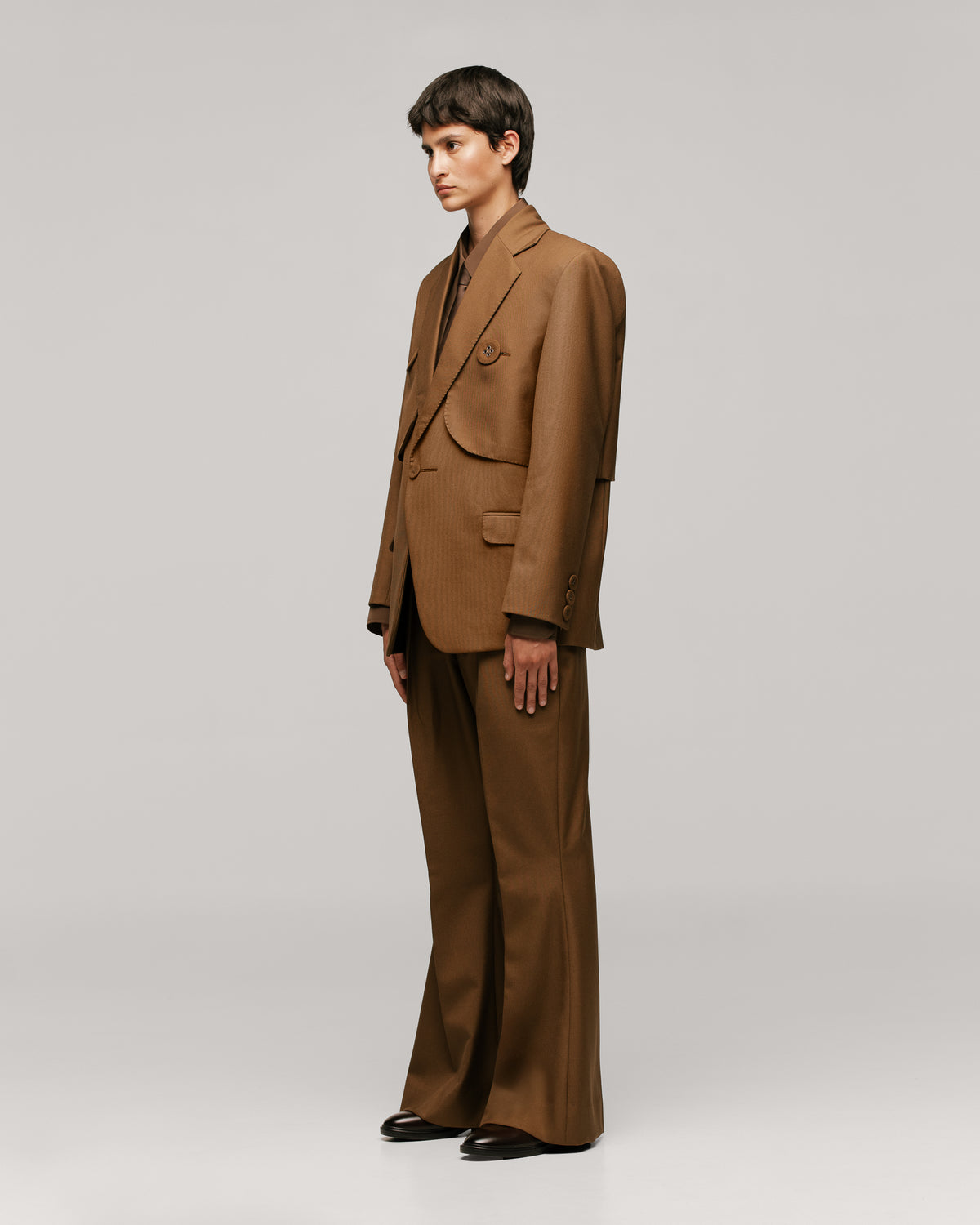 Traje Sastre Arcilla Mojada