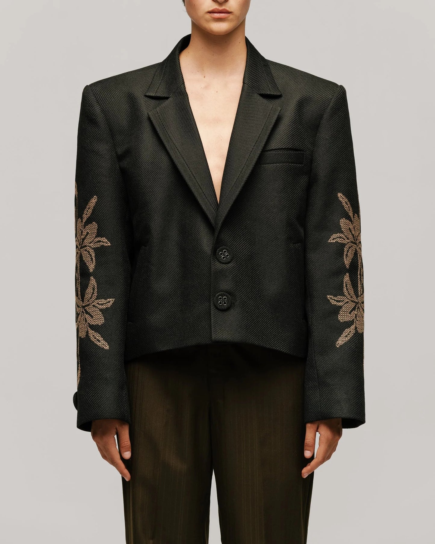 Blazer Alirio De Punto De Cruz