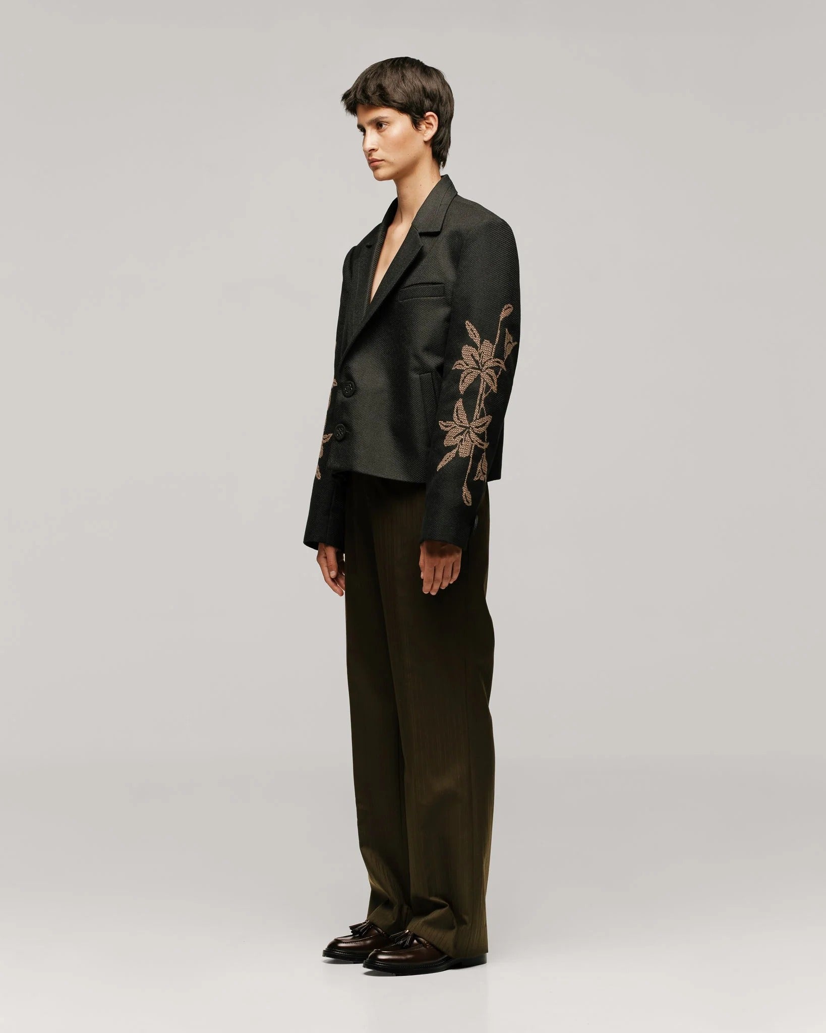 Blazer Alirio De Punto De Cruz