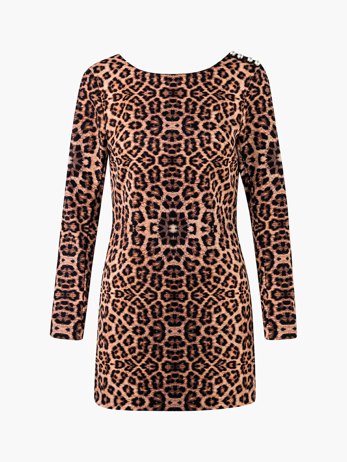 Vestido Mini Alegra Estampado Leopardo