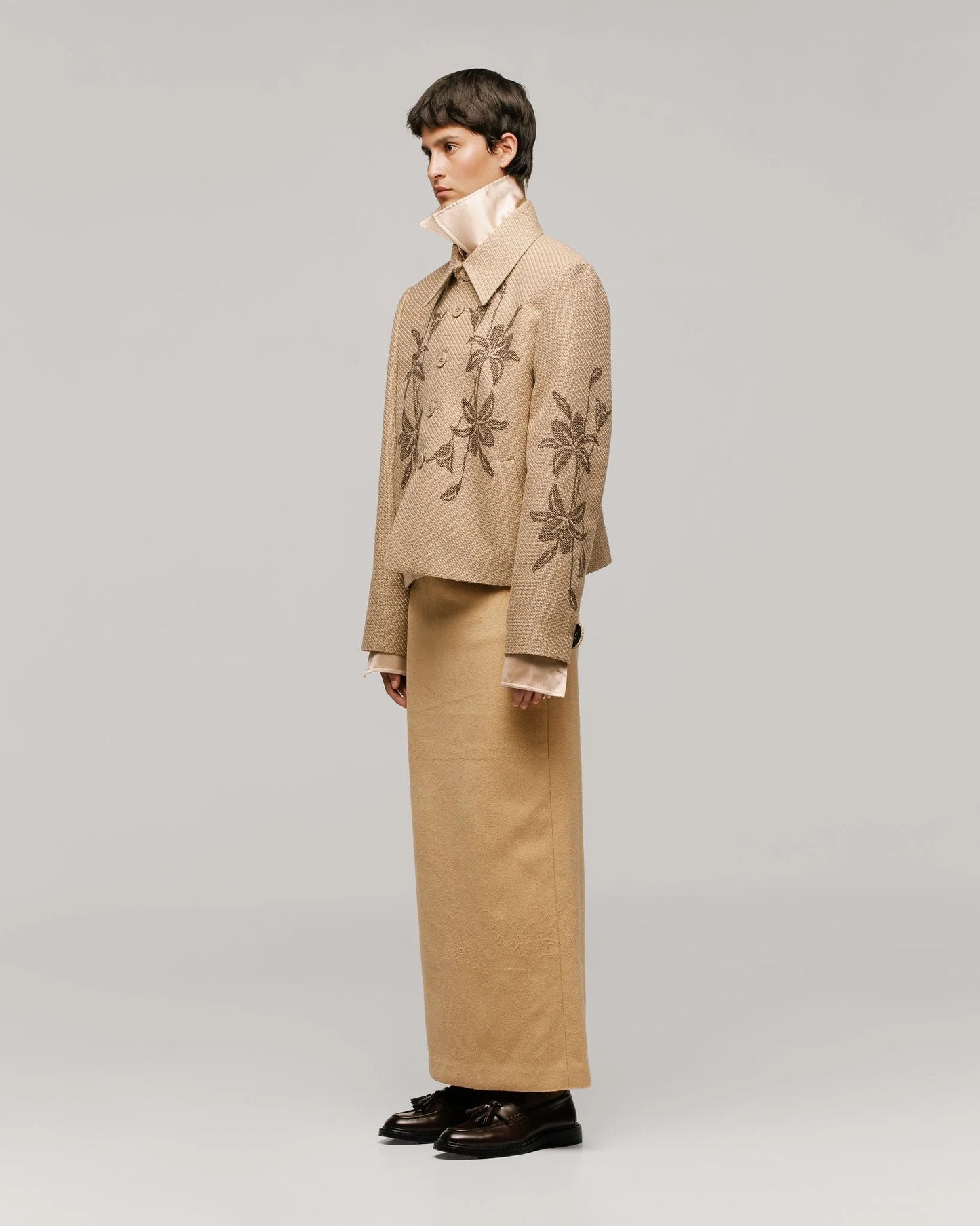 Chaqueta Alirio De Punto De Cruz