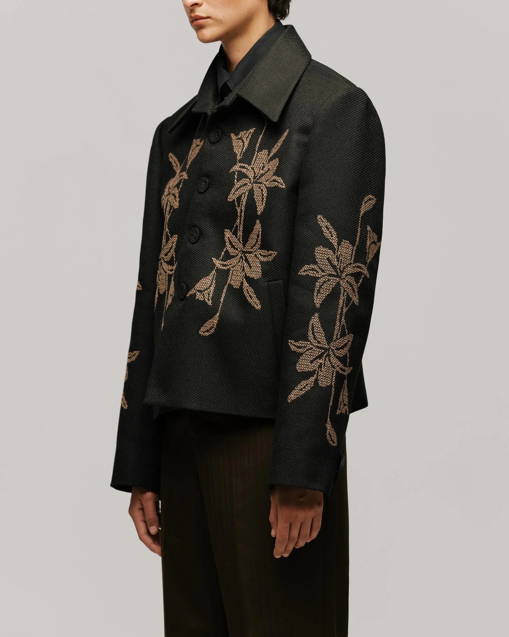 Chaqueta Alirio De Punto De Cruz