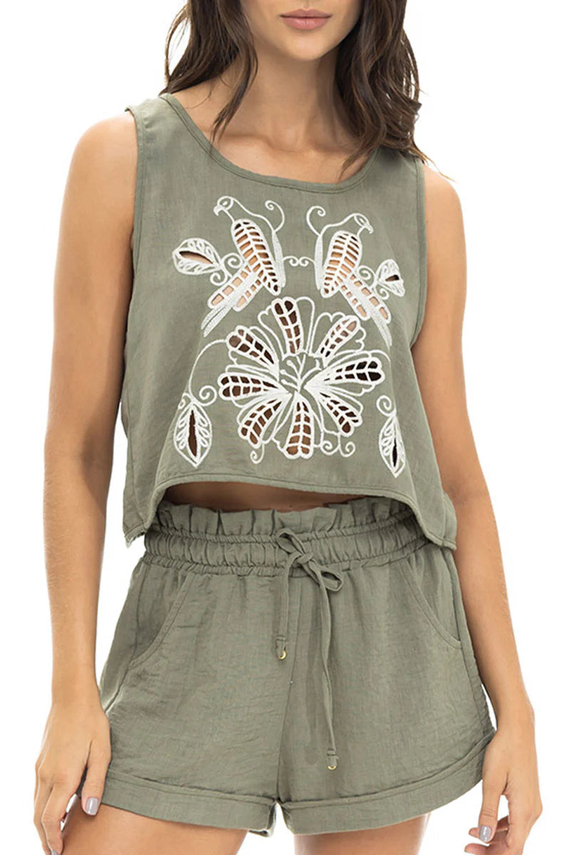 Crop Top Art Deco