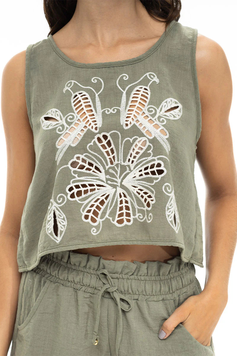 Crop Top Art Deco