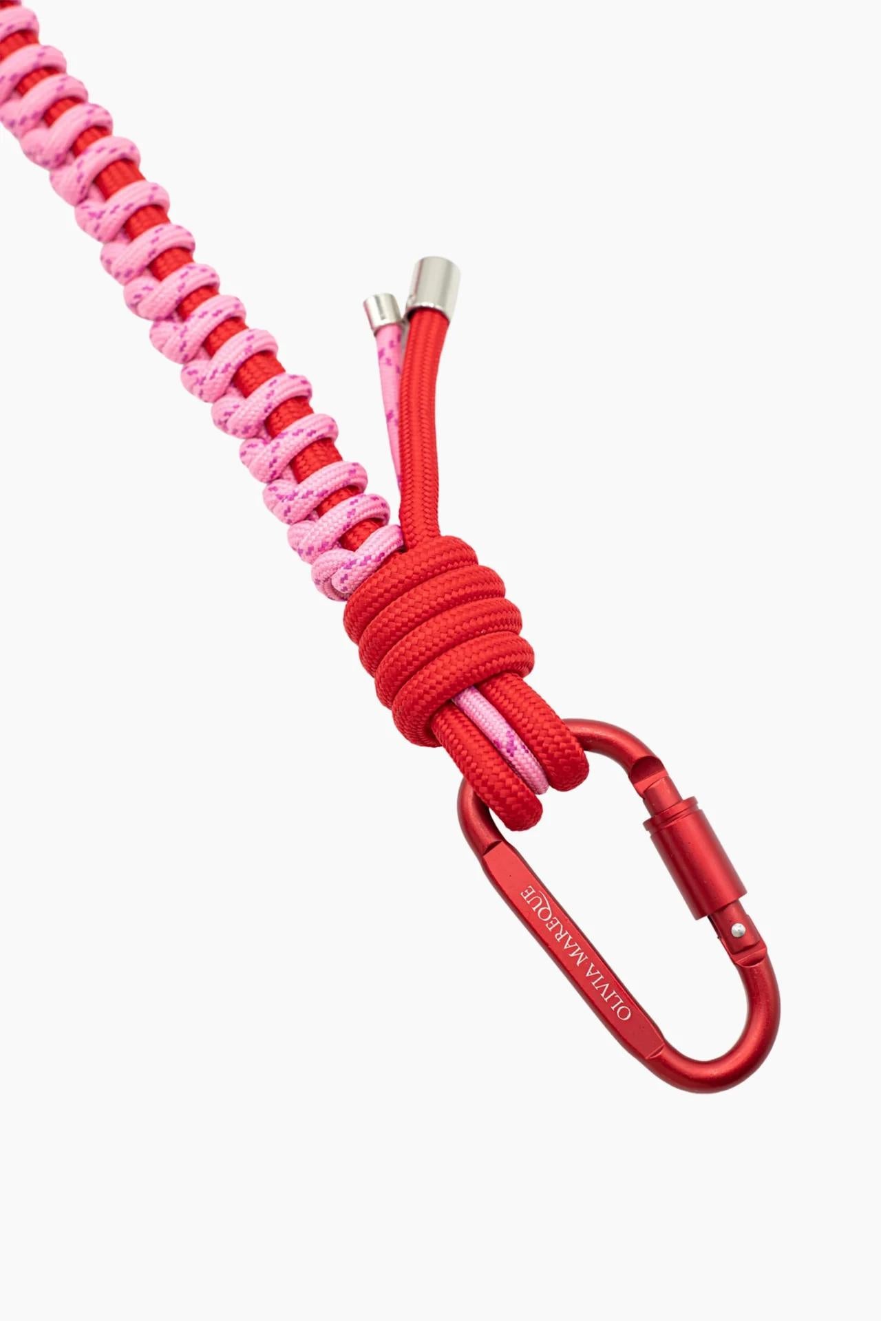 Cadena Nylon Chain 60Cm Roja