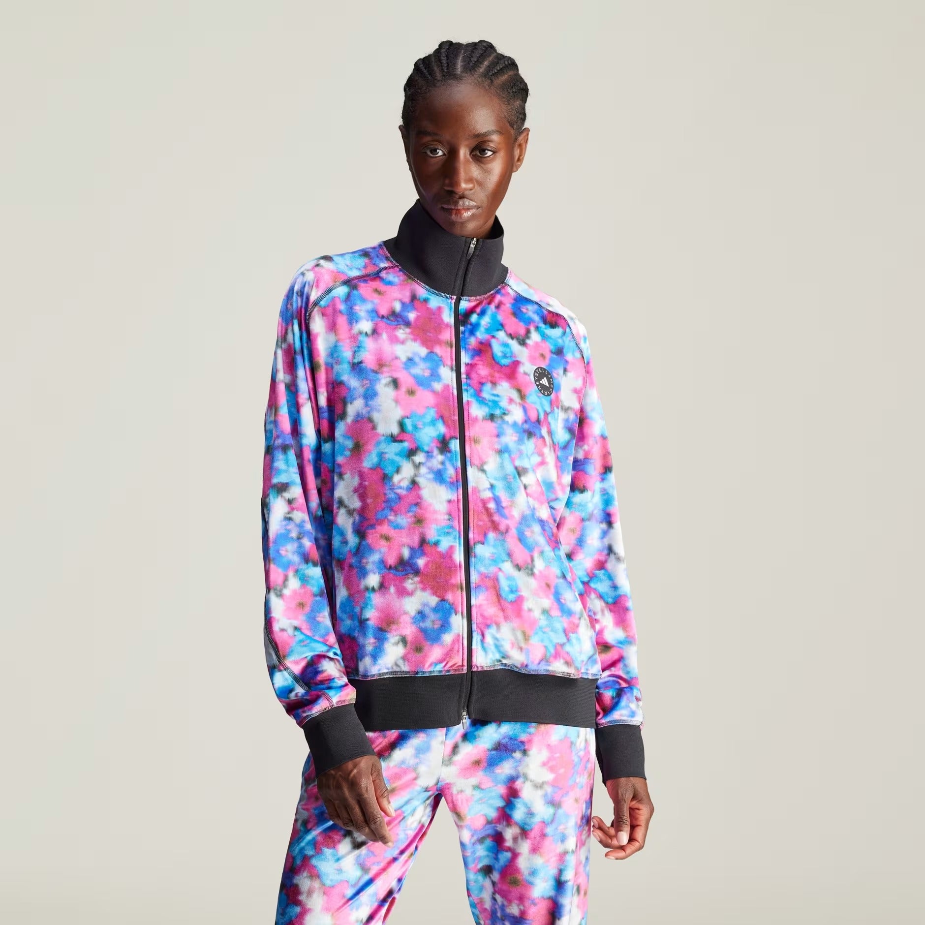 Chaqueta Adidas Velour Track CHAQUETAS Malva CO