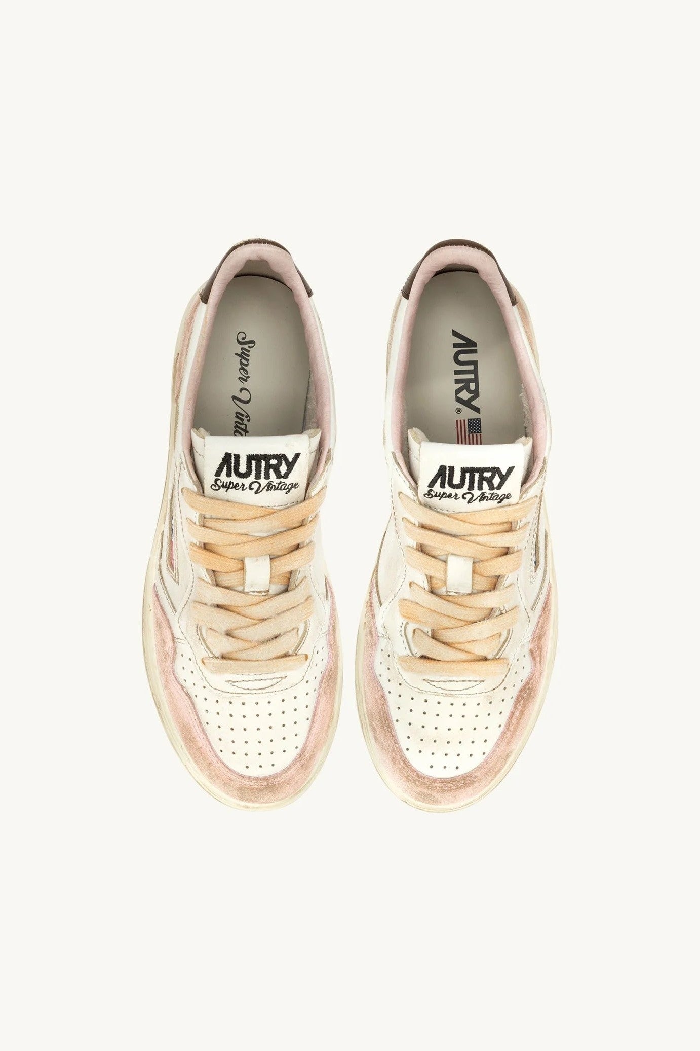 Tenis Sup Vint Low Leat Suede Mujer AUTRY TENIS Malva CO