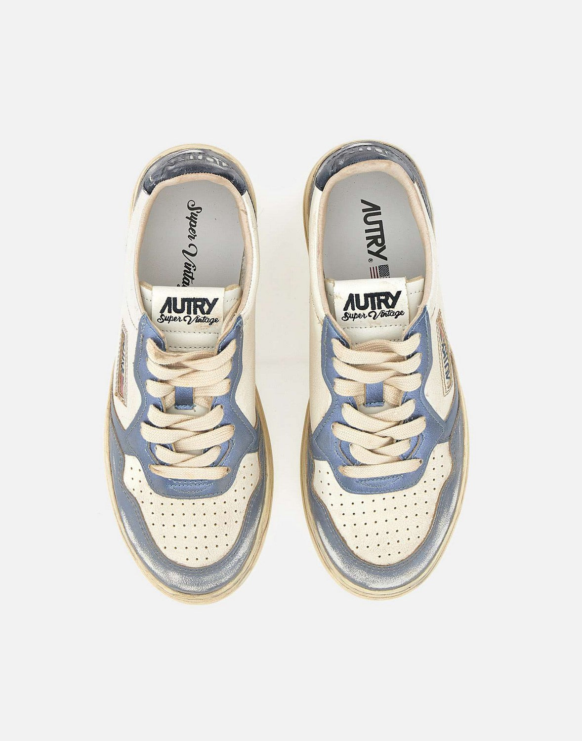 Tenis Sup Vintage Low Metal Leat Mujer