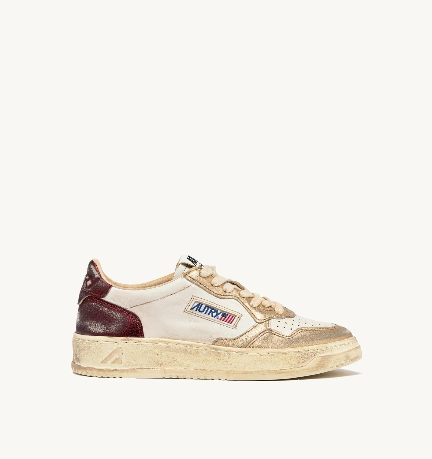 Zapatilla Sup Vintage Low Metal Leat Mujer