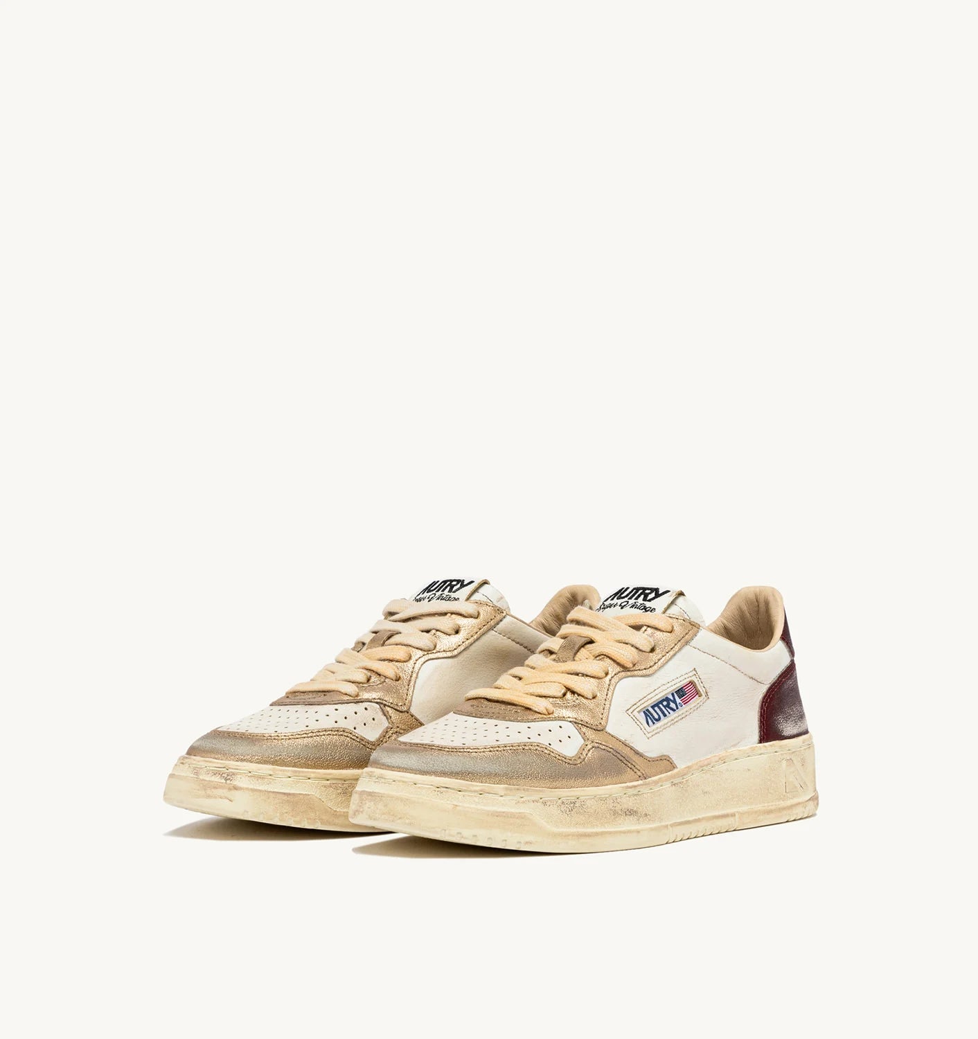 Zapatilla Sup Vintage Low Metal Leat Mujer